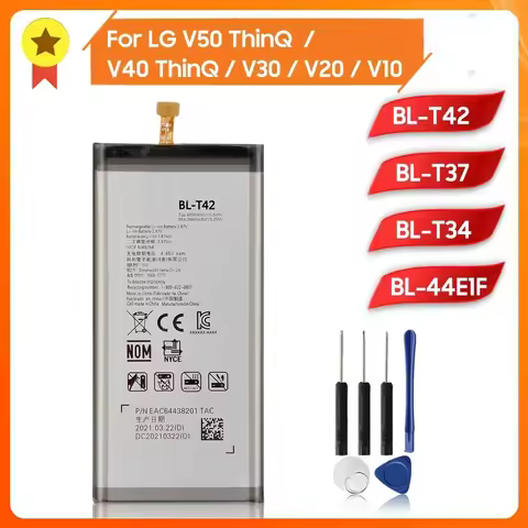 BL-44E1F BL-45B1F For LG V60 V50 V40 V30 V20 V10 ThinQ 5G Q710 H930 H990N H961N LS998 Q8 2018 LM-V50