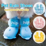 Dog Shoes Waterproof Dog Shoes Anti Slip For Small Dog Silica Gel Pet Shoes Puppy Shoes=