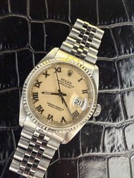 🌈🌈新返貨啦🌈🌈Vintage Rolex DateJust 16234 🤍原裝奶面 🍼羅馬字🍼跟原裝勞力士62510H厚五珠鋼帶  淨錶🩶VU3243（廣華街店）