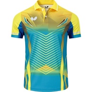 NEW Badminton Table Tennis Jersey Clothes Shorts Lapel Racing Suit Training Clothes Ping-pong Clothes Running Shirt