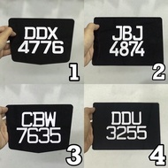 NOMBOR PLAT MOTOR KRISTAL/PLAT KRISTAL/PLAT MOTOR/NOMBOR KRISTAL/PLATE NUMBER/PLAT NUMBER MOTOSIKAL