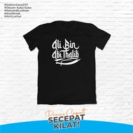 Ali Bin Abi Thalib Cotton Combed T-Shirt Thick Material Unisex Distro T-Shirt