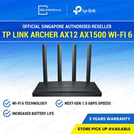 TP Link Archer AX12 AX1500 Wi-Fi 6 Dual Band Router Next-Gen 1.5 Gbps Speeds