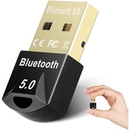 (Dongle only) USB Bluetooth 5.0 Adapter Dongle for PC, Bluetooth Receiver for Laptop  Computer Desktop, Support windows