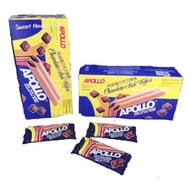Apollo Coklat  Wafer Stick Cream 11G x 30'S Childhood Snack Memories Jajan Zaman Dulu Biskut Coklat 