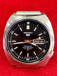 SEIKO5 SPORTS WATER 70 PROOF 21 JEWELS AUTOMATIC ตัวเรือนสแตนเลส นาฬิกาผู้ชาย มือสองของแท้