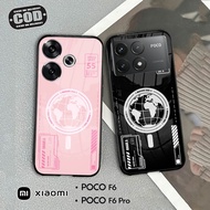 Glass Softcase For poco F6 & poco F6 PRO - Cellphone Case poco F6 & poco F6 PRO [T132].