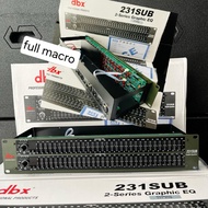 Equalizer Dbx 231 Sub components macro Original