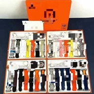 S1 7in1Ultra Huaqiangbei S9 Smart Bluetooth Watch Multi-Strap Set