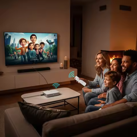 Original Global TV Box S 4K HDR Android TV 8.1 Ultra HD 2G 8G WIFI Google Cast IPTV Set top Box 4 Me