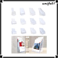 [ Acrylic Brochure Holder Brochure Display Stand Gifts Document Paper Literature Holder Holder for Pamphlets Reception
