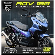 Decal Sticker adv 160 full body Latest Gradation - Sticker Variation adv 160 2022 2023 2024 full bod