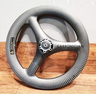 Carbon Fiber 16 Inch 3-Piece Wheelset with Disc Brake Foldable Six-Pin CARBONICIAN K3 plus Bicycle W