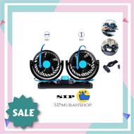 (COD)Kipas Mobil Double Headed Putar 360° 2 Speed Vanstar 24V-V-304 (Mobil besar)