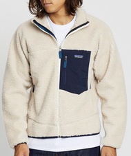 Patagonia retro-x jacket 經典絨毛外套 S號  #復古 #經典藍白配色 #全新正品 #保暖透氣 #男女皆可