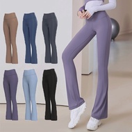 Flare Leggings Yoga Pants Women High Waist Breathable Wide Leg Pants Gym Sports Slim Flared Tight Pa