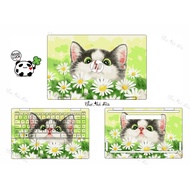 Pretty Cat Laptop Skin Sticker - Decal Stickers For Dell, Hp, Asus, Lenovo, Acer, MSI, Surface, Shouldero,...