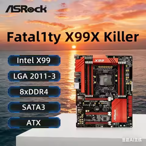 ASRock X99X KILLER carte mère LGA 2011 prise en charge i7-6800K 6850K 6900K E5-4669 2695 2690 2683 C