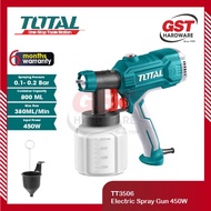 Total Industrial Electric Spray Gun TT3506 Total Spray Gun Cordless Electric Spray Paint Wall Paint Spray Gun 噴漆槍 噴漆槍电动