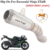 Slip On For Kawasaki ZX6R ZX-6R ZX 6R 2023 - 2025 Motorcycle Exhaust System Escape Connecting Middle