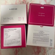 $1120@兩盒 大埔/東鐵沿線面交/包順豐  皮膚靚靚過新年Laneige  30支裝 膠原蛋白美肌飲 youth collagen drink 飲得到的sleeping mask