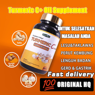 100%READY STOCK Original Premium Softgel TURMERIC C+ SUPPLEAENT OIL Soft Capsule GASTRIK/ANGIN Free Shipping Turmeric c