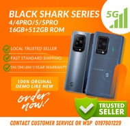 BLACK SHARK SERIES 5G LTE 8GB+128GB/12GB+256GB (DEMO) I 100% Original Grade A I Mobile Phone Smartphone 手机