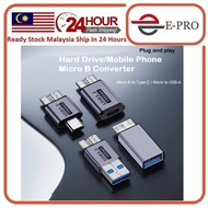 USB Type C to Micro B USB 3.0 3.1 Seamlessly Connect SSD HDD Samsung S5 Note3 Phone with Our Ultra-L