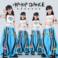 Kids Dance Outfit Hip Hop Shirt Hiphop Costume Kids Crop Top Kids Girl Jazz Dance Costume Catwalk Pe
