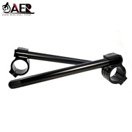 Motorcycle Handlebar Adjustable Clamps 33mm Clip Ons For Honda Cb 350 Scrambler Cb360 Cj360 Cb400a 4