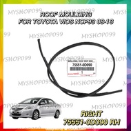 ORIGINAL Toyota Vios NCP93 ROOF MOULDING LINING RUBBER OUTER STRIP GETAH LUAR BUMBUNG 75551-0D090 75