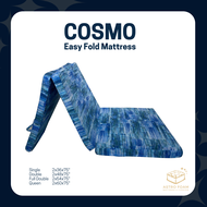 Astro Foam COSMO Trifold Mattress Comfort Bed Best Quality 5 YEAR WARRANTY 100% Original [ Single size / Double size / Full Double size / Queen size ]  (2x36x75 / 2x48x75 / 2x54x75 / 2x60x75)