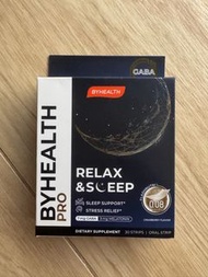 BYHEALTH pro RELAX & SLEEP SUPPORT STRESS RELIEF* 7 mg GABA 3 mg MELATONIN 湯臣倍健褪黑素GABA晚安閃釋片 30片