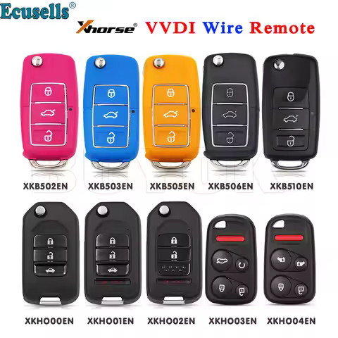 Xhorse XKB506EN XKB510EN XKHO00EN XKHO01EN XKHO02EN Universal VVDI Wire Remote for VVDI2 VVDI Key To