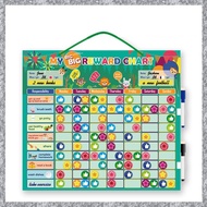 (TFAW) Kids Magnet Good Habits Self-Disciplined Reward Chart Toy Educational Chart Growth Record Boa