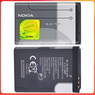 แบต Nokia 1100 1600 N70 Nokia 6100 6300 6260 6136S 2630 5070 C2-01 C2-02 (BL-5C)