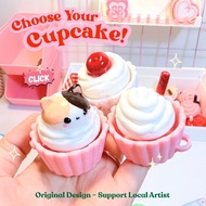 GANTUNGAN Atier 田 All Cupcake Series • Original Fidget ClickerDesign Keychain Bag Charm Collectibles