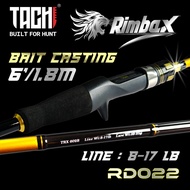Joran TACHI Rimba X 2-Pieces Casting M/MH Power 8-17lb 10-20lb 12-25lb Medium Kolam Air Tawar Air Ma