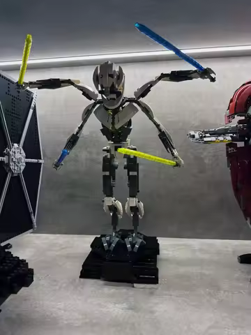 1085pcs Moc Star Battle General Grievous Action Figures Model Building Blocks Bricks Kid Creative As