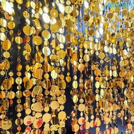 ALENE 10PCS Sequins Hanging Foil Curtains, 1 Meter PVC Sequin Bead Strings, Decoration Supplies Glit