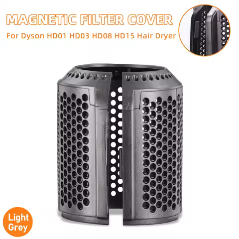 Magnetic Filter Cover for Dyson Hair Dryer HD01 HD03 HD08 HD15 Replacement Outer Dust Cover Suction 
