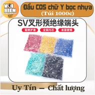 Y-shaped cos head Bag of 1000 in all colors SV 1,25-3/ 1,25-4 / 2-3 / 2-4/ 2-5 / 3,5-5 / 5,5-8, Y-sh