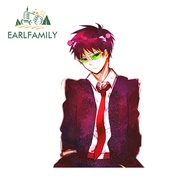 ⓞEARLFAMILY 13cm x 8.7cm For Saiki K Personality Car Stickers Fashion Decal DIY Vinyl MaterialPuvr