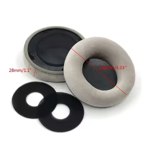 MOUDUNG Replacement with high-quality memory foam sponge Velvet ear pads Suitable for AKG K601 K701 