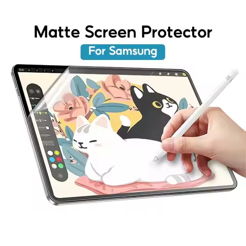 Paper Feel Like Screen Protector for Samsung Tab A9 Plus A9+ 8.7 S10 Ultra S9 S8 S7 FE Plus 10.9 12.
