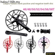 Litepro Foldable Car Hollow Crank Chainring 46 48 50 52 54 56 58T Positive Negative Chainring Disc S