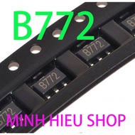 50 Pcs_D882 / B772 PNP NPN_ SMD Paste Type 2SB772 2SD882 To-126