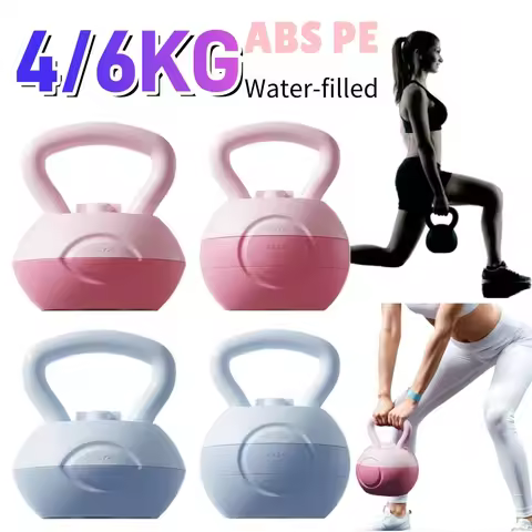 Water-filled Kettlebell Soft Kettlebell Shock-Proof Kettlebell Weights Anti Slip Grip Hand Weights H