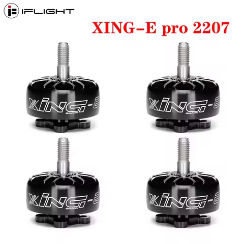 IFlight XING-E Pro 2207 1800KV 2450KV 2750KV Brushless Motor 2-6S Compatible 5inch Propeller 16x16mm