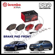 GENUINE BREMBO XTRA VOLKSWAGEN TIGUAN AD BW ARTEON 3H FRONT REAR SPORT RACING BRAKE PAD